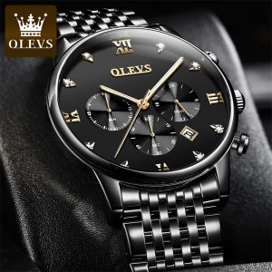 OLEVS 2868 Blue Chronograph Watch