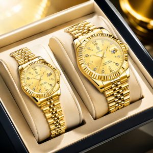 Poedagar 910B Two-tone Couple Watch