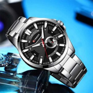 CURREN 8372 Classic Steel Watch